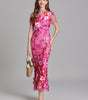 Robe Mermaid à Appliques Florales pour Femme | Idéale pour les Sorties - Emilia Lane