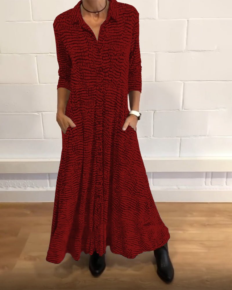 Robe Midi à Poches pour Femmes - Emilia Lane