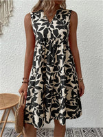 Robe Midi Fluide à Encolure Ronde pour Femme - Emilia Lane
