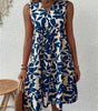 Robe Midi Fluide à Encolure Ronde pour Femme - Emilia Lane