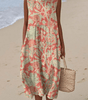 Robe Midi Imprimée Sans Manches pour Femme - Emilia Lane