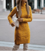 Robe Pull Col à Revers à Manches Longues pour Femme - Emilia Lane