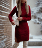 Robe Pull Col Roulé Bohème pour Femmes - Emilia Lane