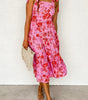 Robe Éléghante à Imprimé Floral pour Femmes