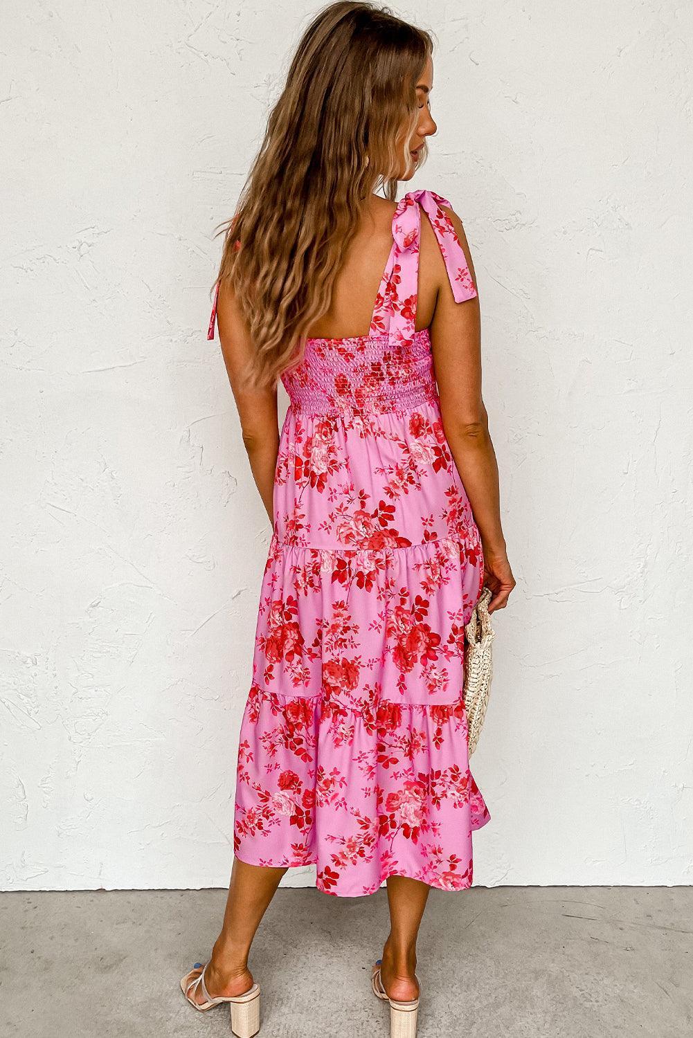 Robe Éléghante à Imprimé Floral pour Femmes