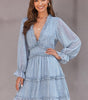 Robe Fleurie Décolleté en V pour Femmes