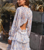 Robe Fleurie Décolleté en V pour Femmes