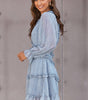 Robe Fleurie Décolleté en V pour Femmes