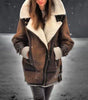 Veste en Daim Sherpa Elégante pour Femmes