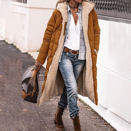 Veste Longue Réversible pour Femmes