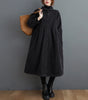 Manteau Cintré en Velours Côtelé pour Femmes