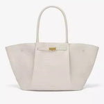 Sac à Main Luxe Surdimensionné avec Fermeture Dorée pour Femmes - Emilia Lane