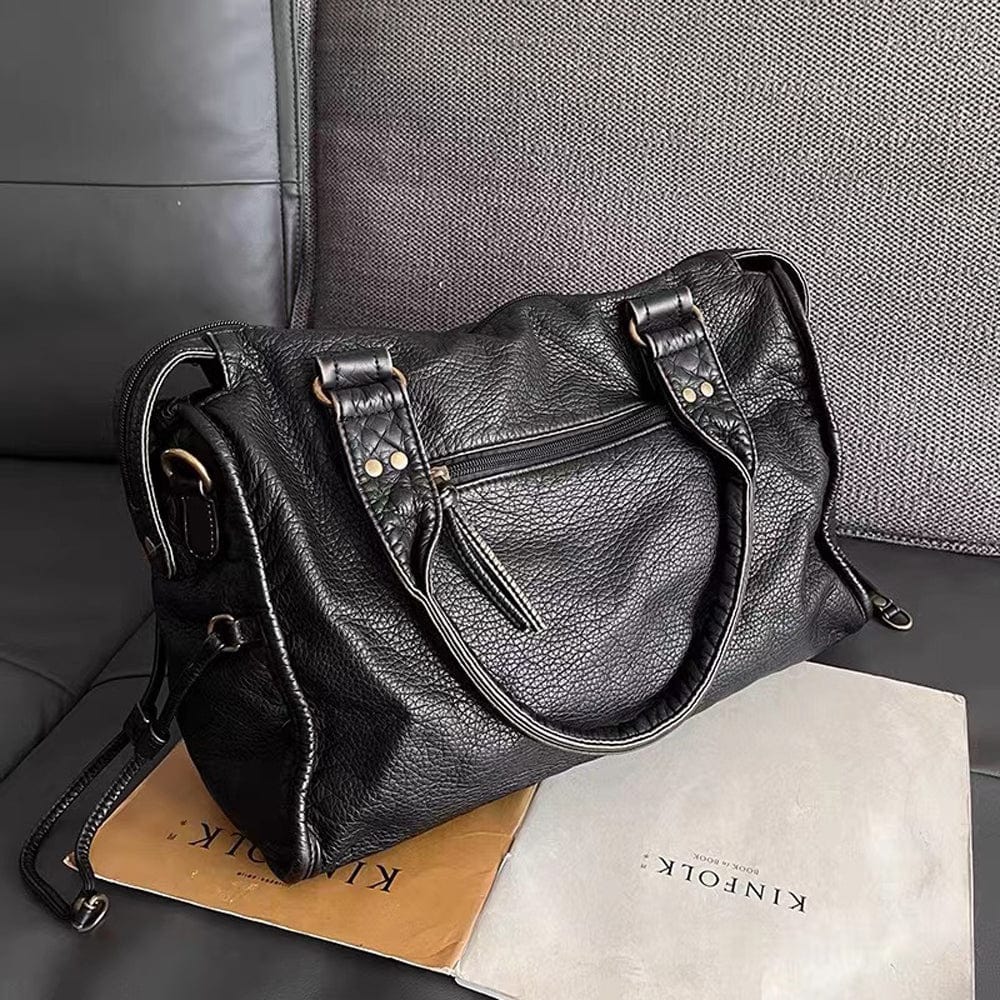Sac à main vintage en cuir pour femmes - Emilia Lane