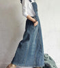 Salopette en Denim à Bretelles Réglables pour Femmes - Emilia Lane