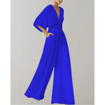Salopette Taille Haute à Jambes Larges pour Femmes - Emilia Lane