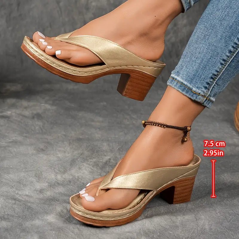Sandales à Bride Large et Semelle Antidérapante pour Femme | Idéales pour l'Été - Emilia Lane