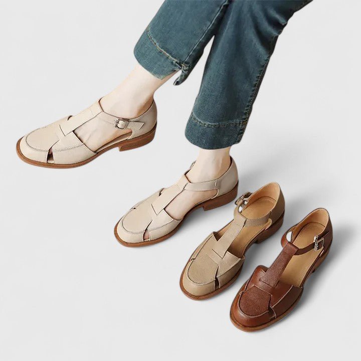 Sandales à talon bas pour femmes - Emilia Lane