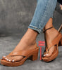 Sandales à Talons Médians pour Femmes - Emilia Lane