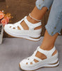 Sandales compensées avec bride Velcro pour femmes - Emilia Lane