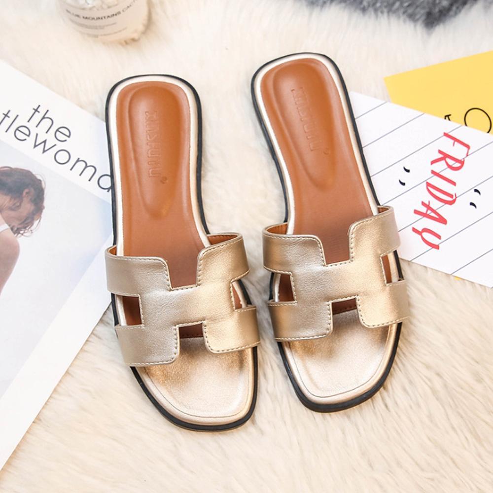 Sandales Plates Élégantes pour Femmes - Emilia Lane