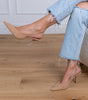 Escarpins Slingback Femme À Talon Aiguille Et Bout Pointu