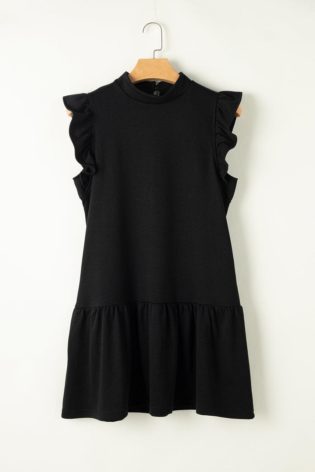 Robe Shift Élégante Col Rond pour Femmes