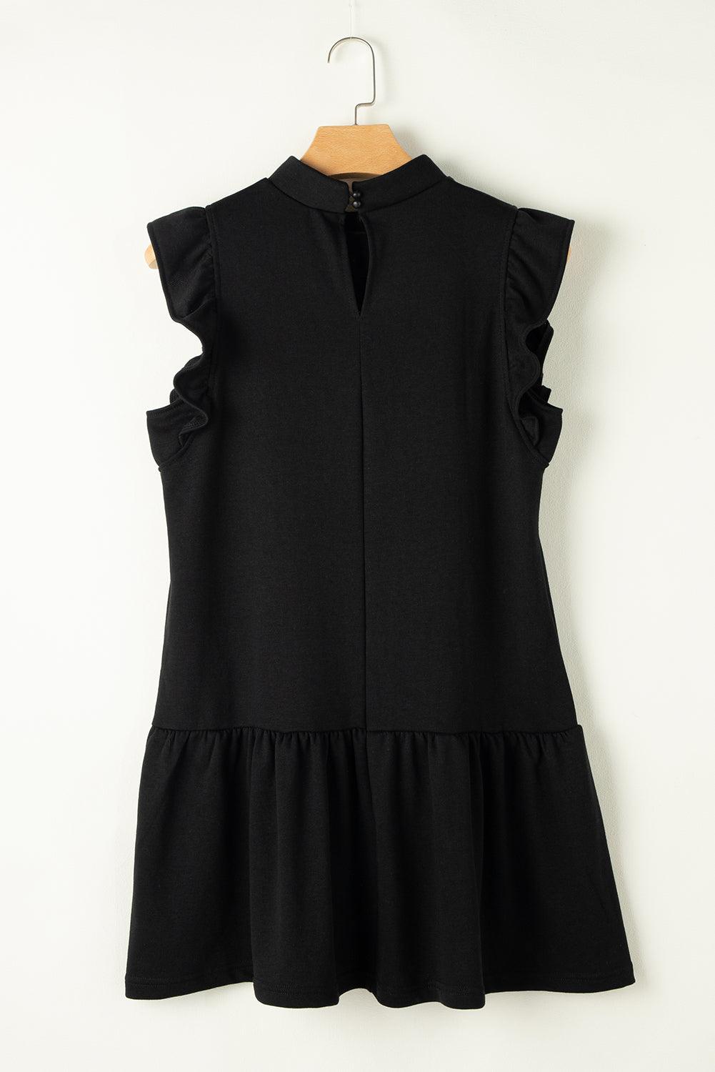 Robe Shift Élégante Col Rond pour Femmes