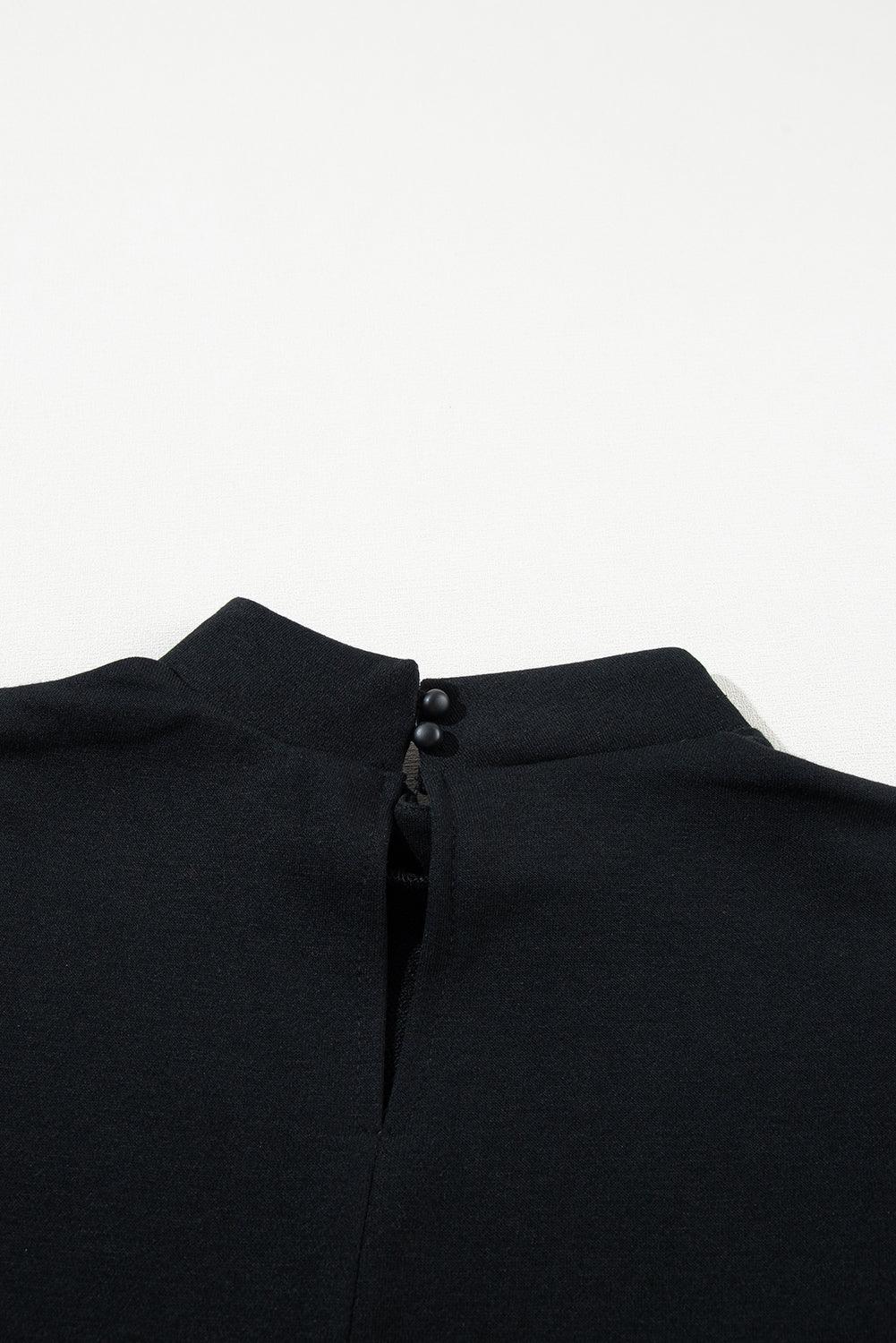 Robe Shift Élégante Col Rond pour Femmes