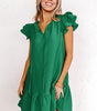 Robe Shift avec Manches Papillon pour Femmes