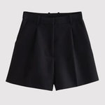 Shorts Plissés à Taille Haute pour Femmes - Emilia Lane
