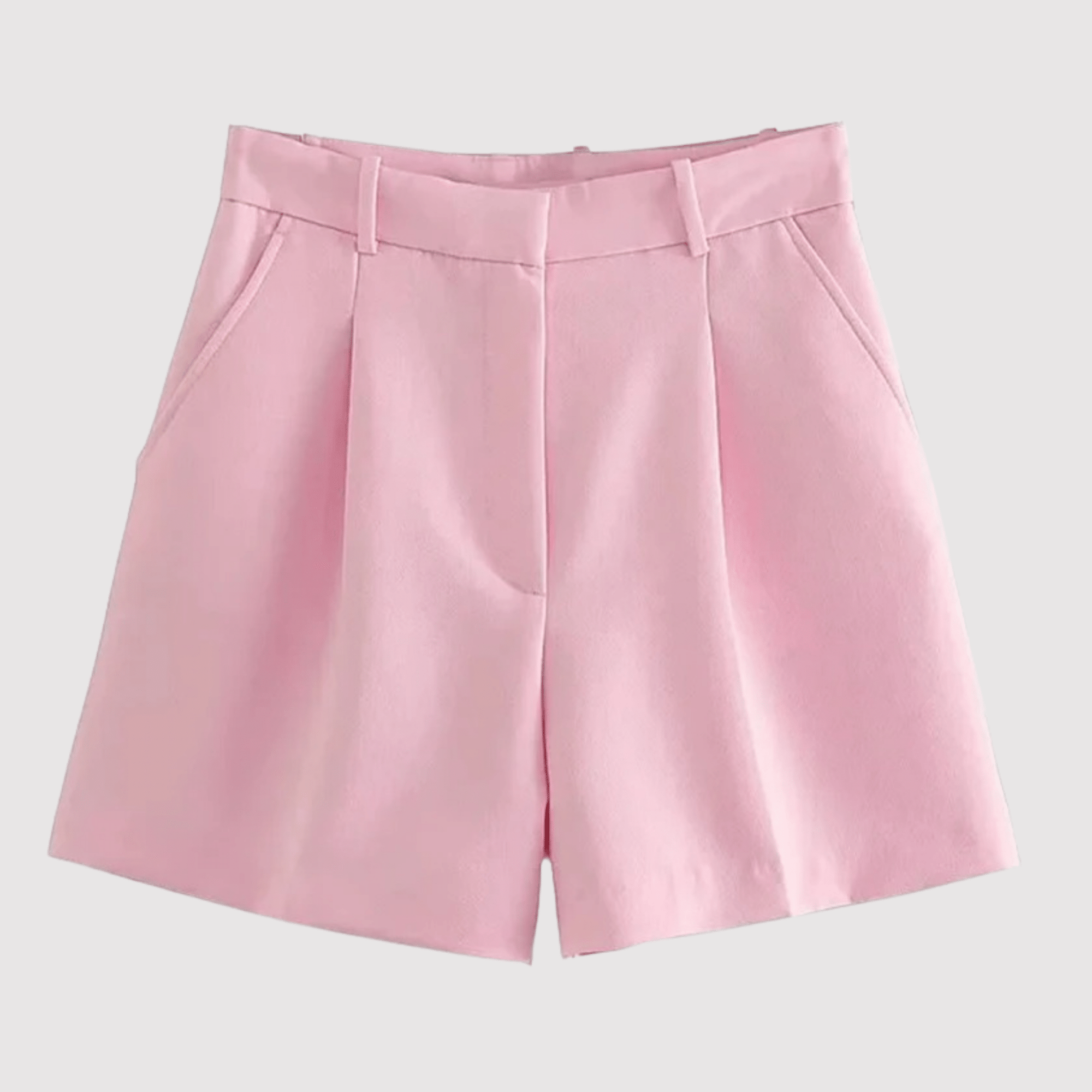 Shorts Plissés à Taille Haute pour Femmes - Emilia Lane