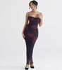 Robe Ajustée Imprimé Floral pour Femmes