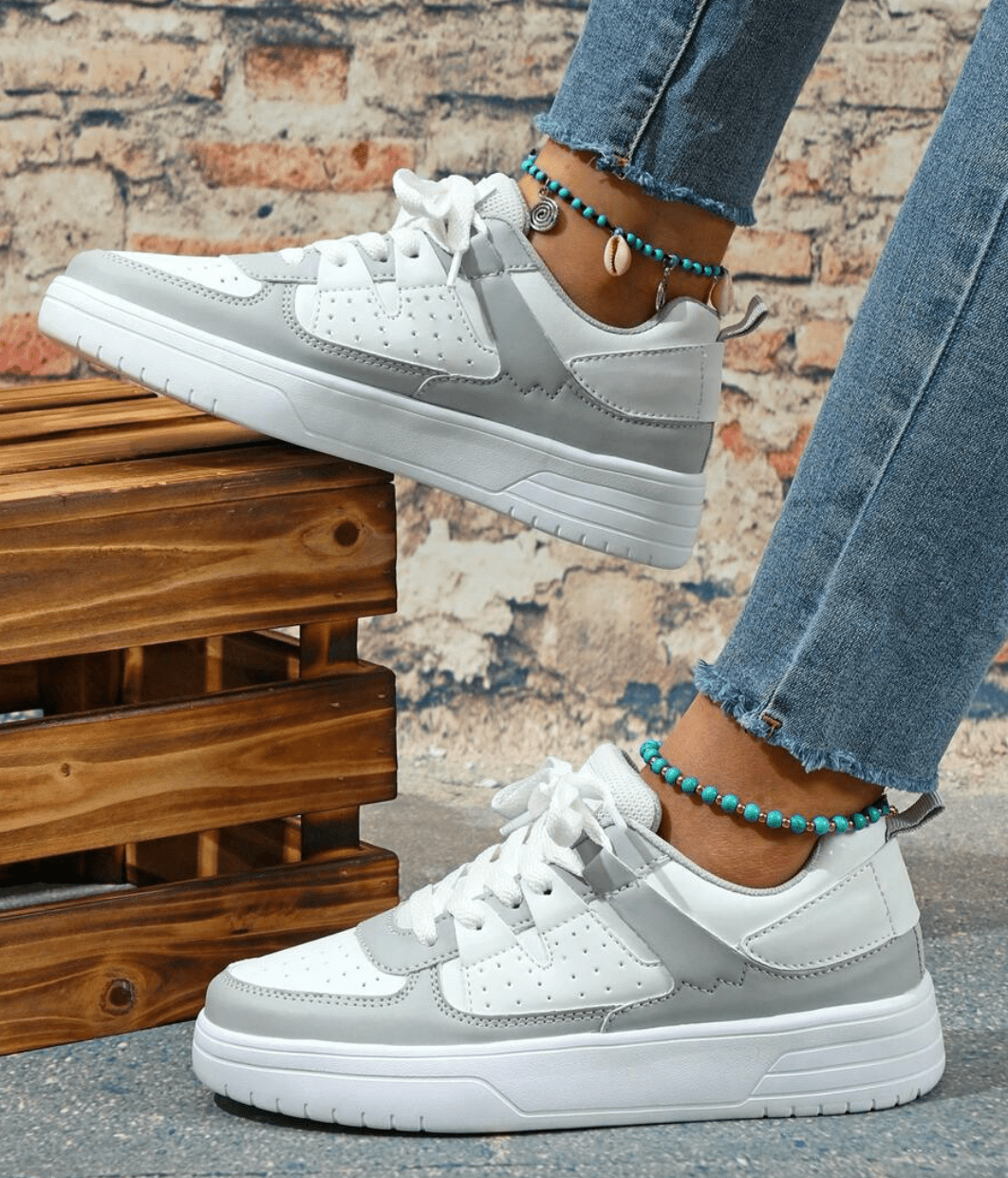 Sneakers avec Lacets Confortables pour Femmes - Emilia Lane