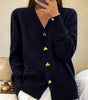 Cardigan Élégant à Col en V pour Femmes