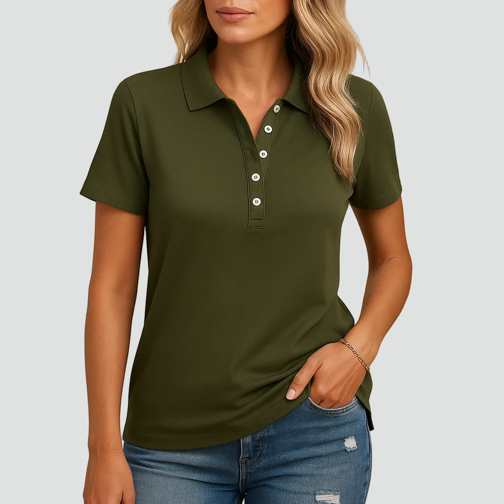 Polo Femme Casual Manches Courtes pour Femmes
