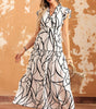 Robe Maxi Élégante avec Motif Exclusif pour Femmes