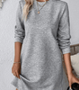 Robe Shift Texturée Élégante pour Femmes