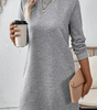 Robe Shift Texturée Élégante pour Femmes