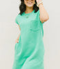 Robe T-shirt Élégante Manches Raglan pour Femmes