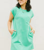 Robe T-shirt Élégante Manches Raglan pour Femmes