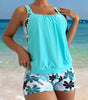 Tankini Sportif à Imprimé Floral pour Femme - Emilia Lane