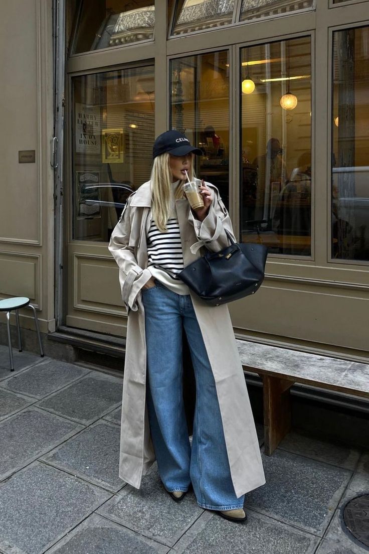 Trench Coat Long Oversize pour Femme - Emilia Lane