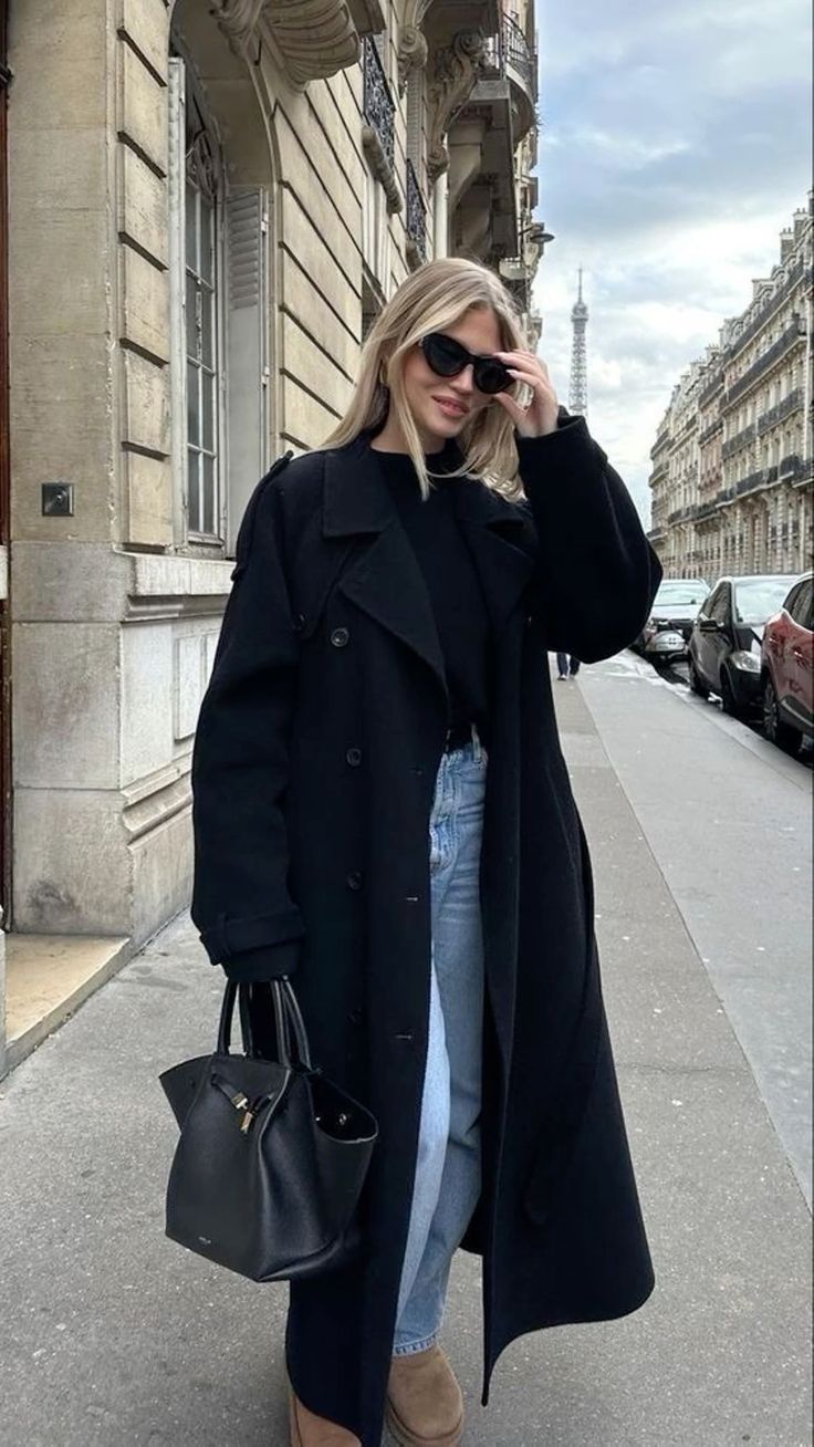 Trench Coat Long Oversize pour Femme - Emilia Lane