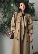 Trench Coat Long Oversize pour Femme - Emilia Lane