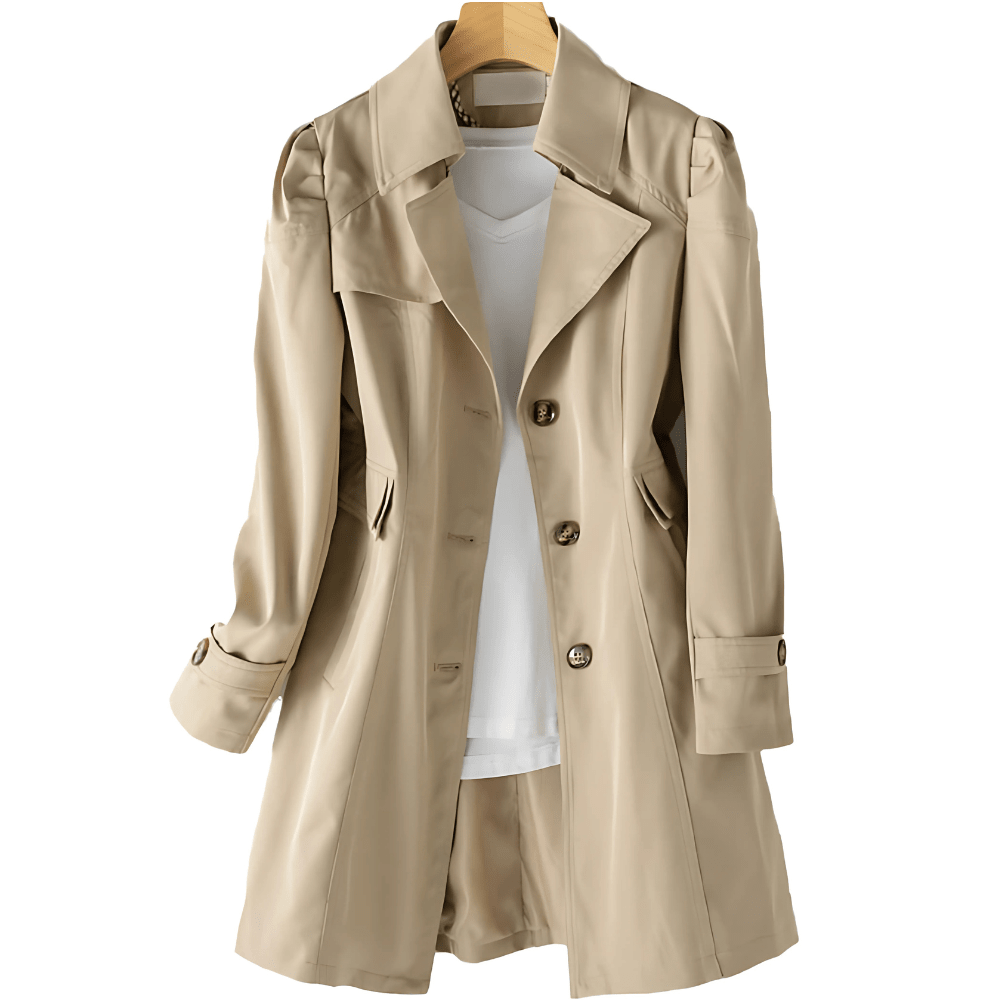 Trench Coat Mi-Long pour Femme - Emilia Lane