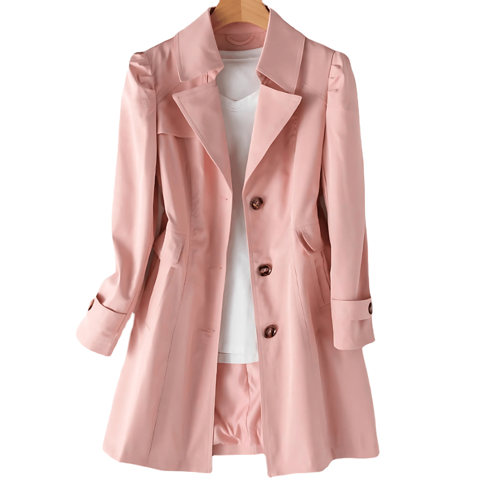 Trench Coat Mi-Long pour Femme - Emilia Lane