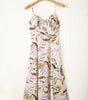 Robe Tropicale à Bretelles Fines