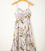 Robe Tropicale à Bretelles Fines