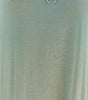 Robe Maxi T-Shirt à Col V avec Fente et Poche