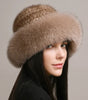 Chapeau d'Hiver en Fausse Fourrure pour Femmes